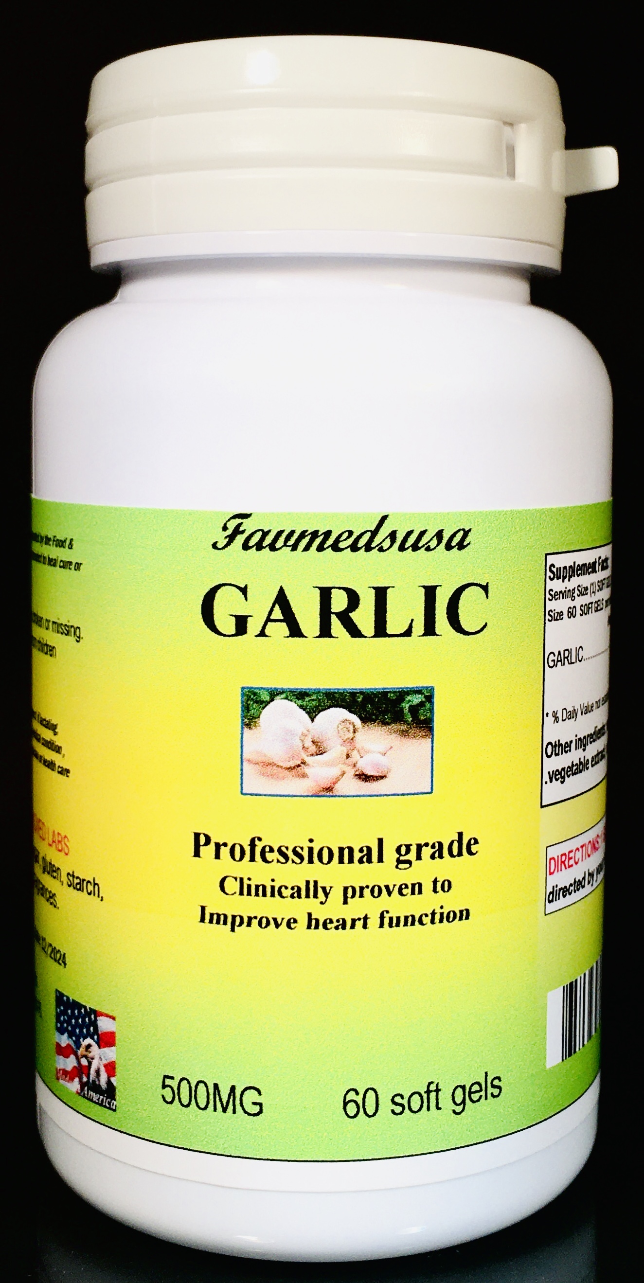 Garlic 500mg - 60 soft gels